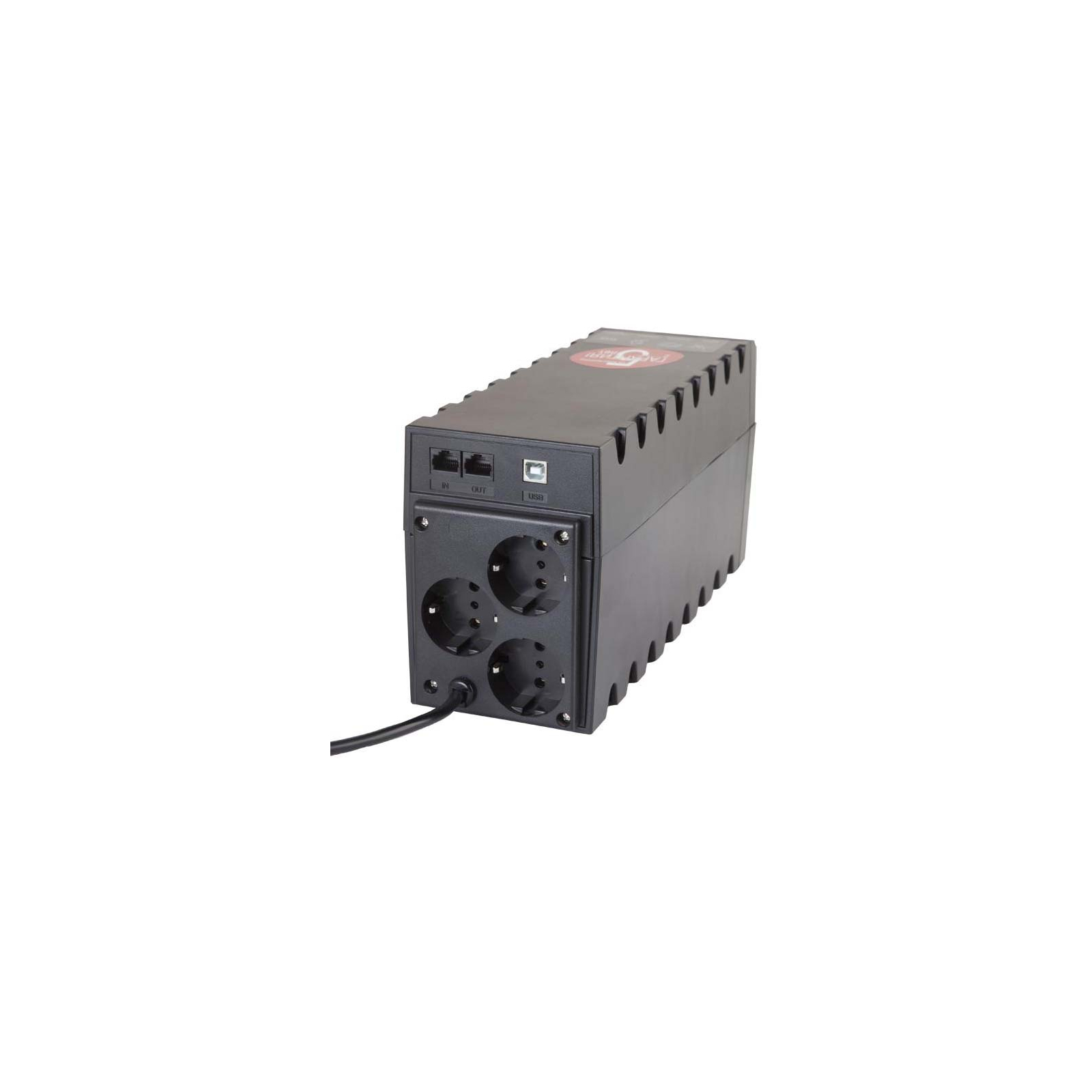 Пристрій безперебійного живлення Powercom RPT-600AP Schuko зображення 2