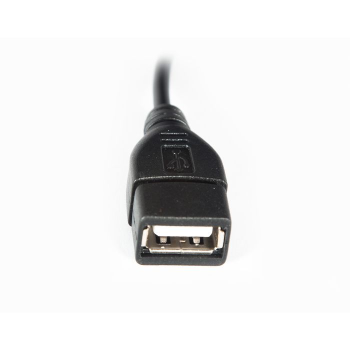Дата кабель OTG USB 2.0 AF to Micro 5P 0.1m Vinga (CB010BK) изображение 3