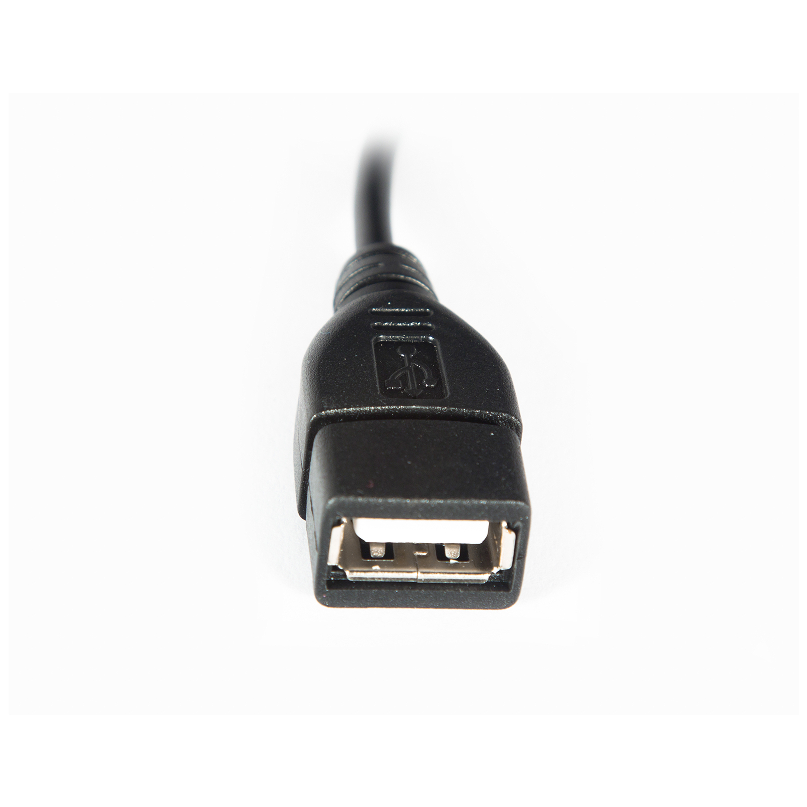 Дата кабель OTG USB 2.0 AF to Micro 5P 0.1m Vinga (CB010BK) зображення 3