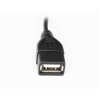 Дата кабель OTG USB 2.0 AF to Micro 5P 0.1m Vinga (CB010BK) изображение 3