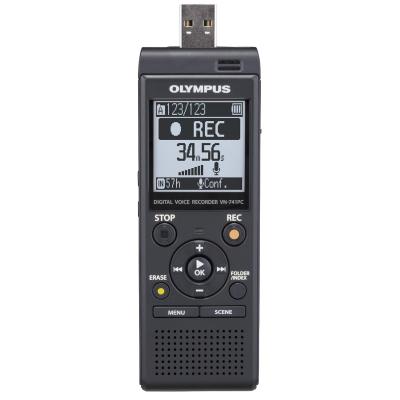 Цифровий диктофон Olympus VN-741PC 4GB Black (V415111BE000) зображення 8