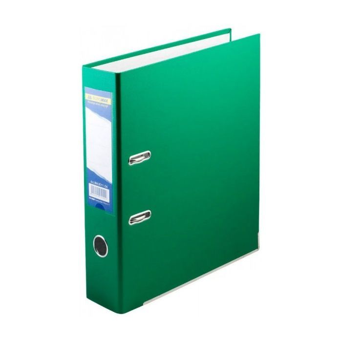 Папка - регистратор Buromax А4, 70мм, JOBMAX PP, green, built-up (BM.3011-04c)