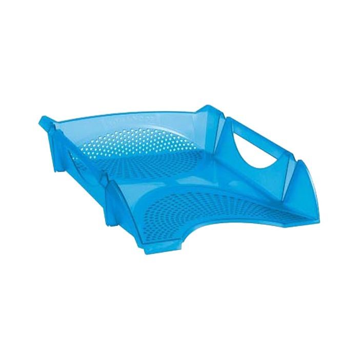Лоток для бумаг Koh-i-Noor horizontal, transparent blue (754142)