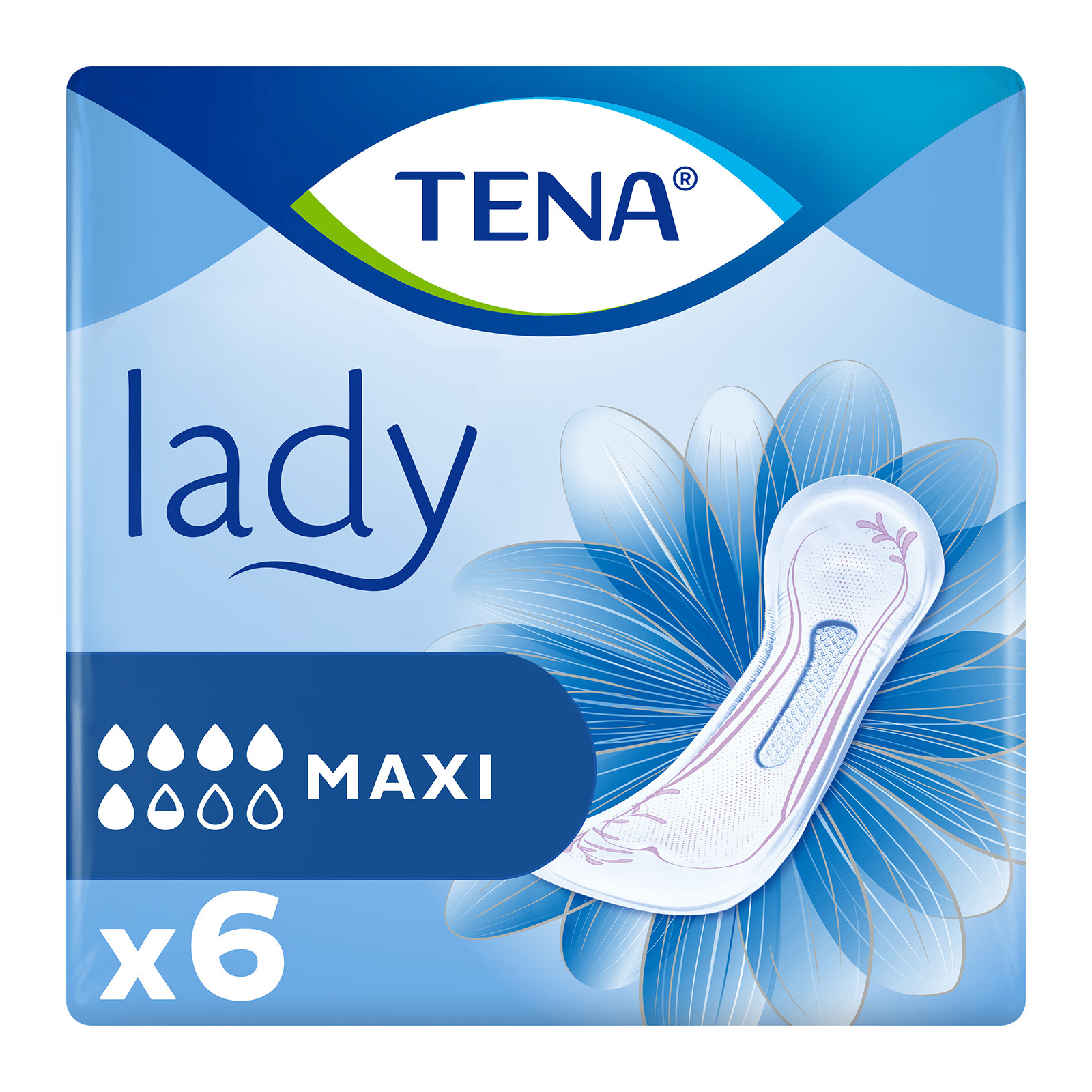 Урологические прокладки Tena Lady Maxi InstaDry 6 шт. (7322540593129)
