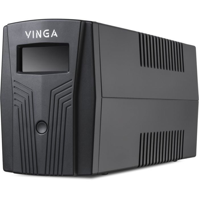 Пристрій безперебійного живлення Vinga LCD 600VA plastic case (VPC-600P) зображення 4
