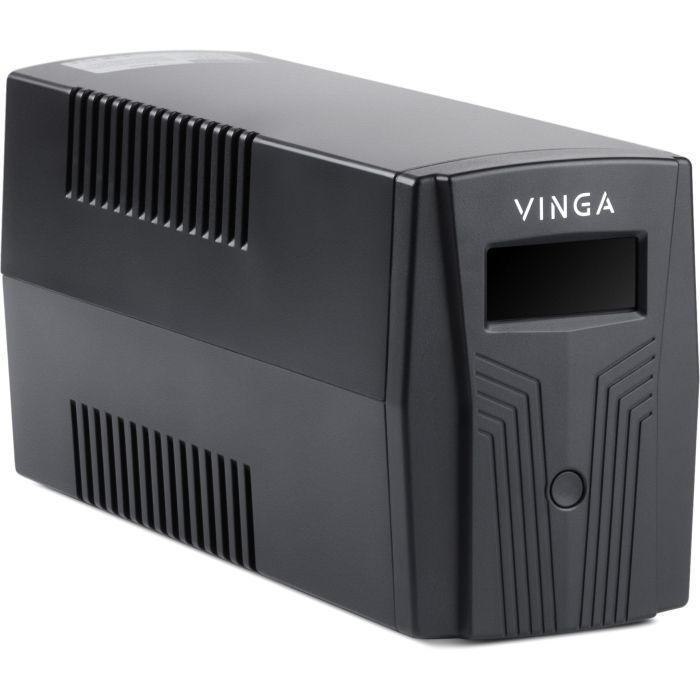 Пристрій безперебійного живлення Vinga LCD 600VA plastic case (VPC-600P) зображення 7