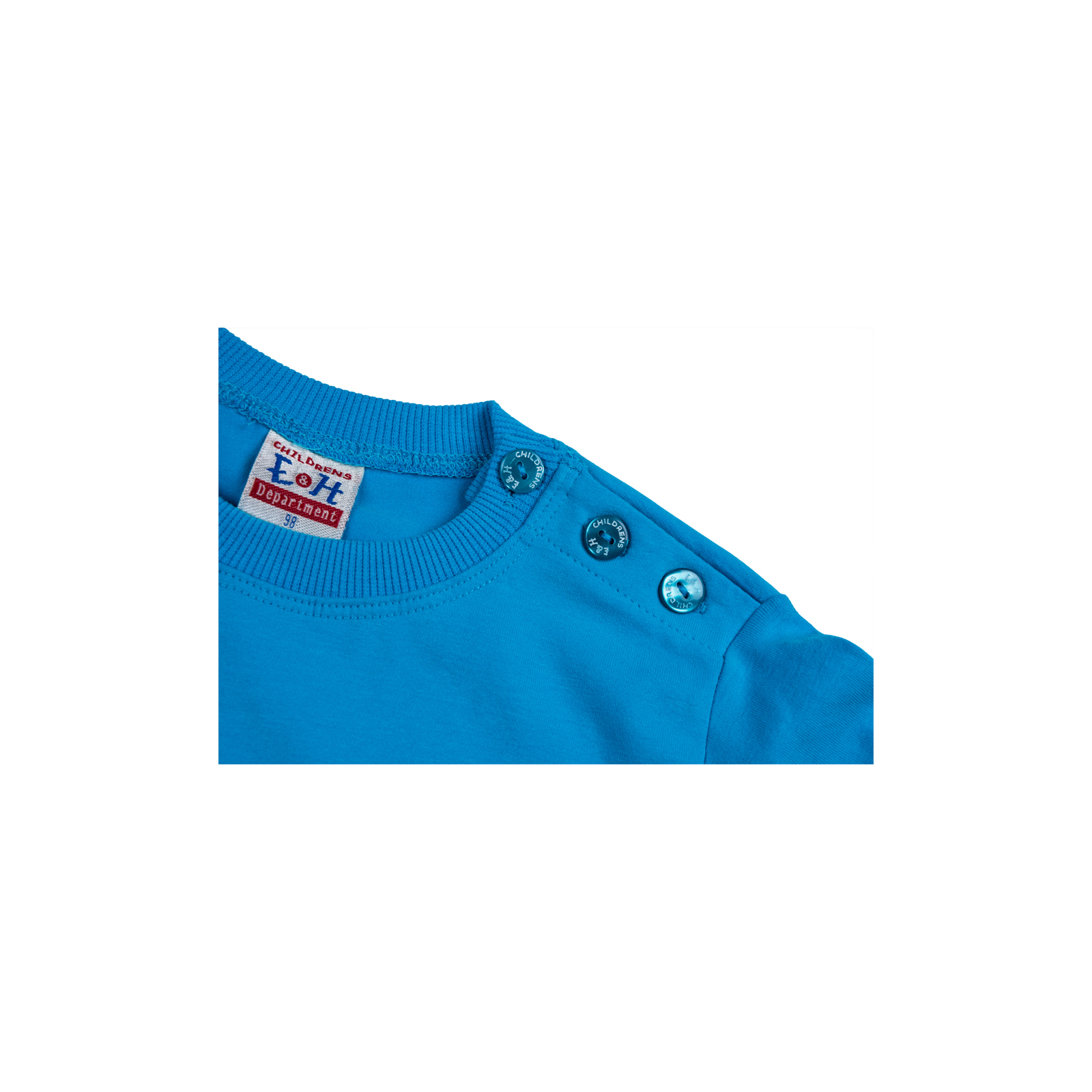 Набор детской одежды Breeze кофта и брюки голубой " Brooklyn" (7882-74B-blue) изображение 2