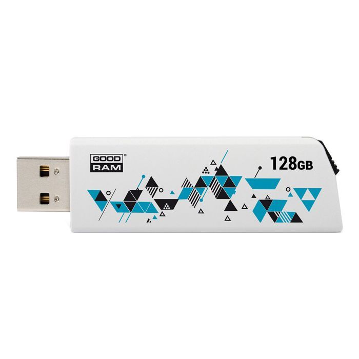 USB флеш накопитель Goodram 128GB UCL2 Click White USB 2.0 (UCL2-1280W0R11) изображение 3