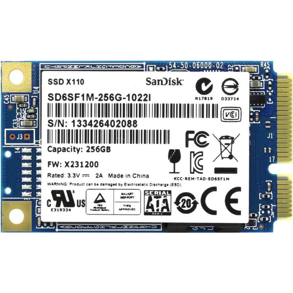 Накопичувач SSD mSATA 256GB SanDisk (SD6SF1M-256G-1022I)