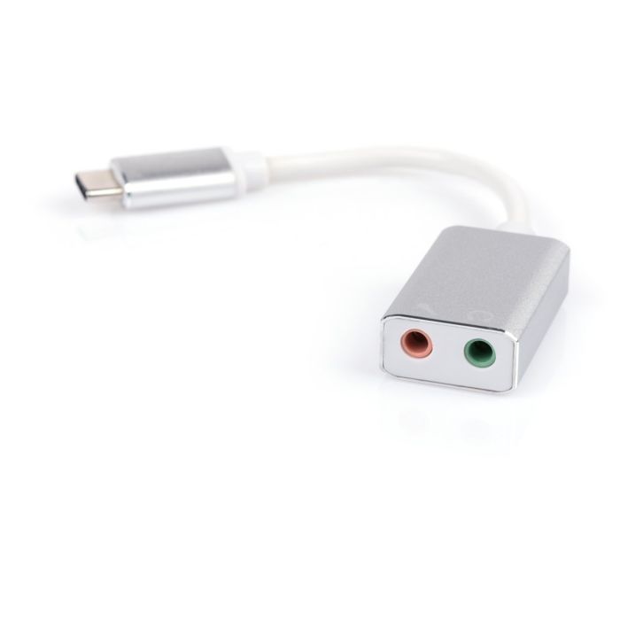 Переходник Type-C Male to Audio+mic cable 0.15m Vinga (USBCM3.5ST-01) изображение 2