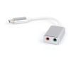 Переходник Type-C Male to Audio+mic cable 0.15m Vinga (USBCM3.5ST-01) изображение 2