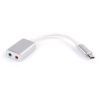 Переходник Type-C Male to Audio+mic cable 0.15m Vinga (USBCM3.5ST-01)