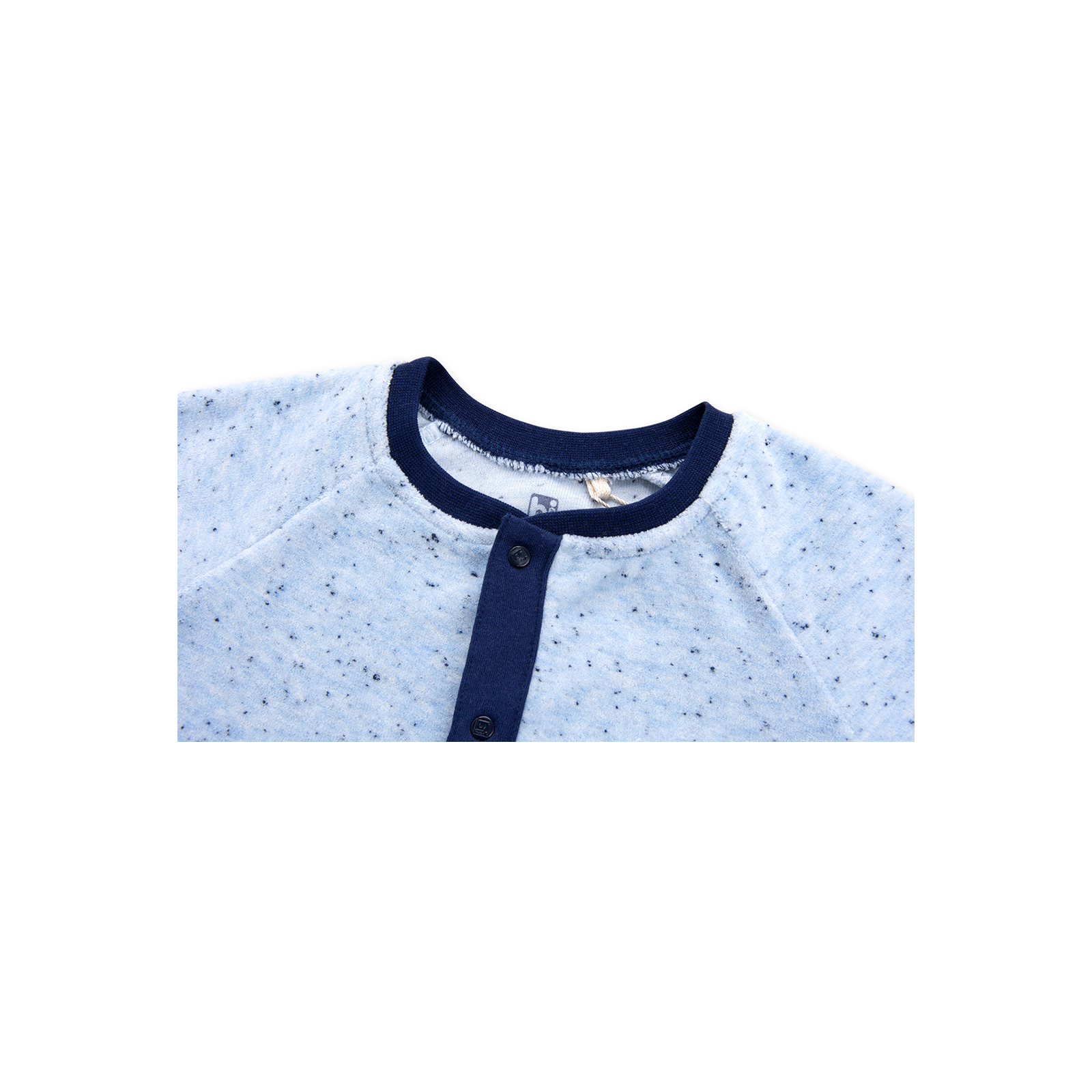 Человечек Bibaby велюровый с карманчиком "London" (60169-68B-blue) изображение 3