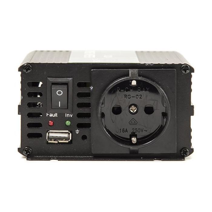 Автомобільний інвертор 24V/220V 300W, USB 5V 1A, HYM300-242 PowerPlant (KD00MS0002) зображення 5