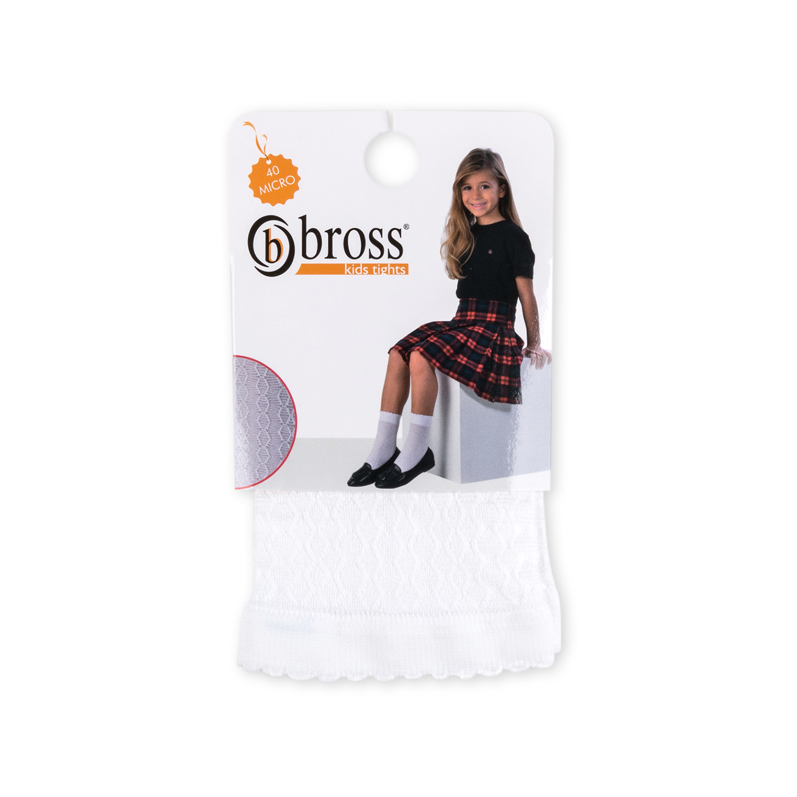 Шкарпетки дитячі Bross 5-6 років (8606-5-6G-white) зображення 2