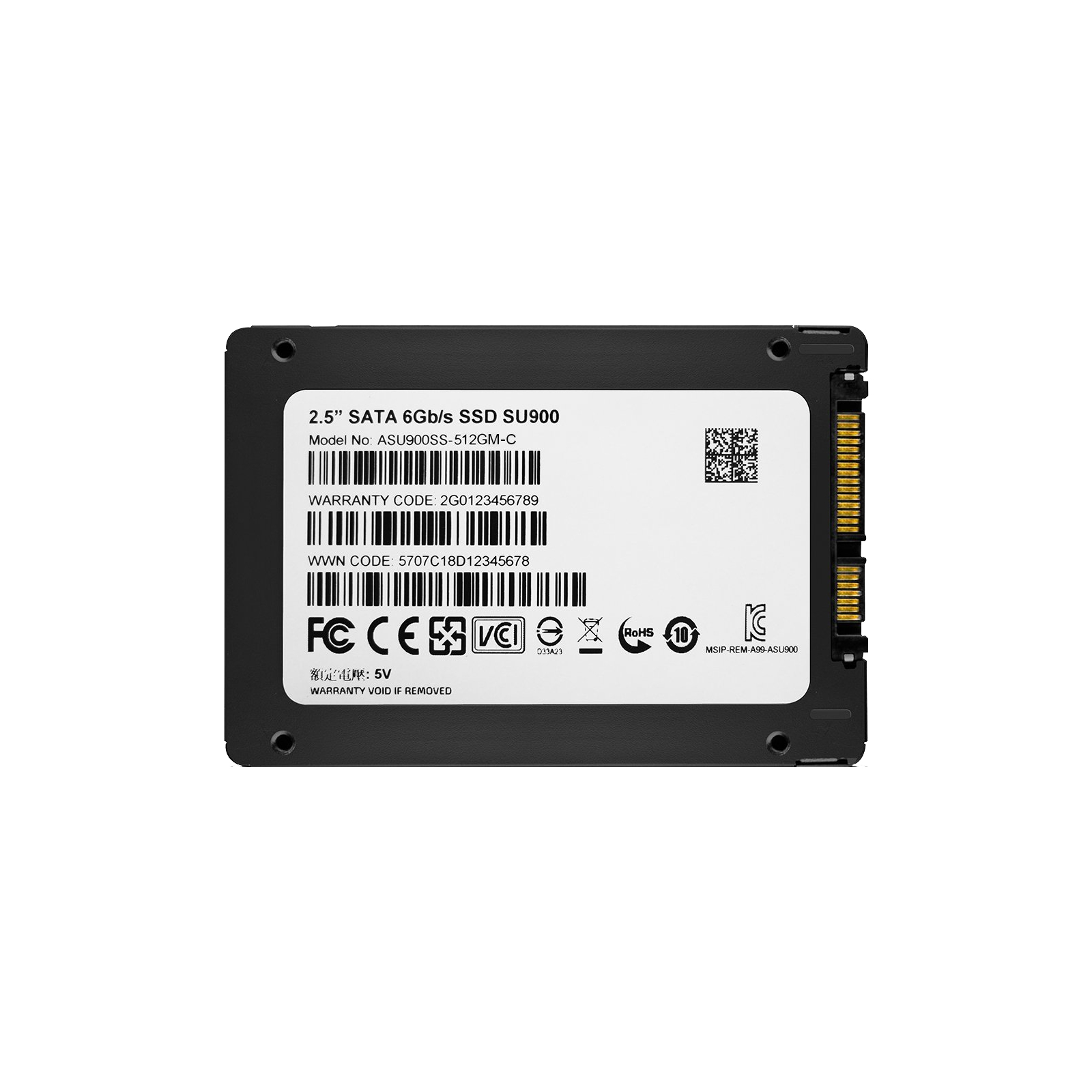 Накопичувач SSD 2.5" 512GB ADATA (ASU900SS-512GM-C) зображення 3