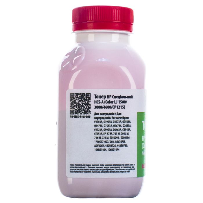 Тонер HP CLJ 1500/3000/4600/CP1215) BLACK 100г Patron (HCS-A-B-100) зображення 4