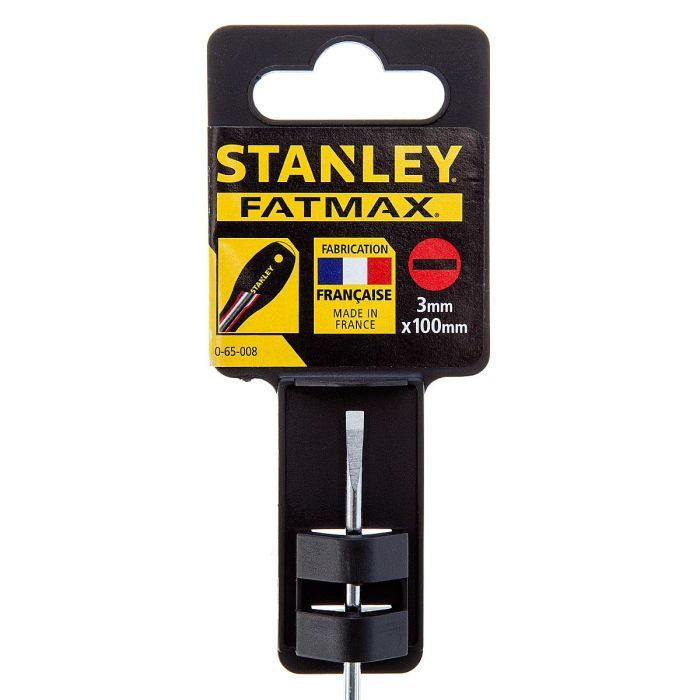 Викрутка Stanley FatMax, SL3x100мм. (0-65-008) зображення 2