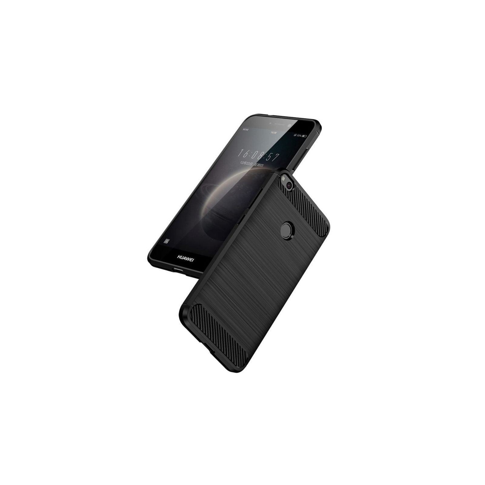 Чехол для мобильного телефона для Huawei P8 Lite 2017 Carbon Fiber (Black) Laudtec (LT-P8L2017B) изображение 2