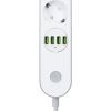 Мережевий фільтр живлення ColorWay CW-CHE44W, 4 розетки/4USB White 2M (CW-CHE44W) зображення 6