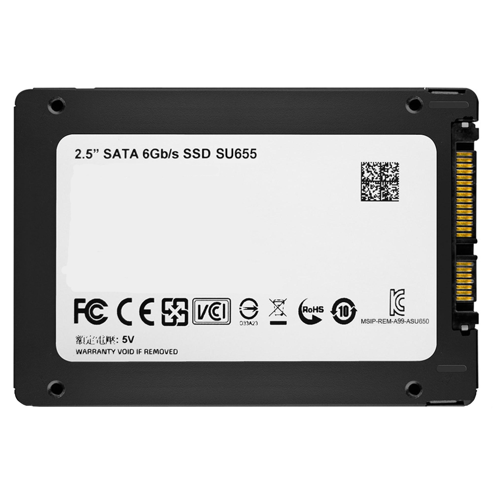 Накопитель SSD 2.5" 120GB ADATA (ASU655SS-120GT-C) изображение 5