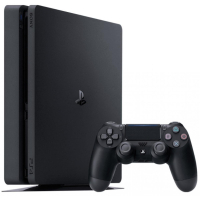 Игровая консоль Sony PlayStation 4 Slim 500 Gb Black (HZD+GTS+UC4+PSPlus 3М) (9395270)