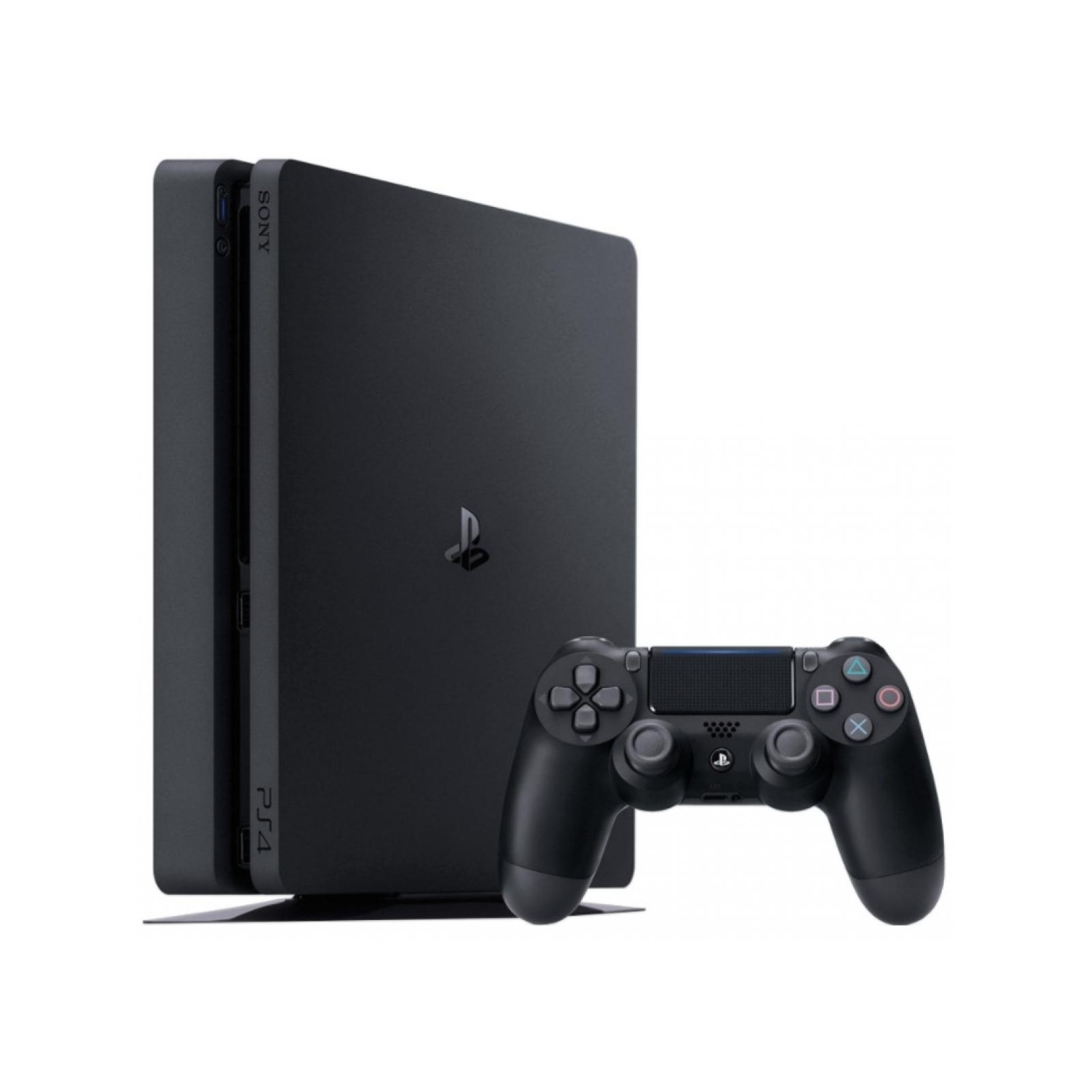 Игровая консоль Sony PlayStation 4 Slim 500 Gb Black (HZD+GTS+UC4+PSPlus 3М) (9395270)