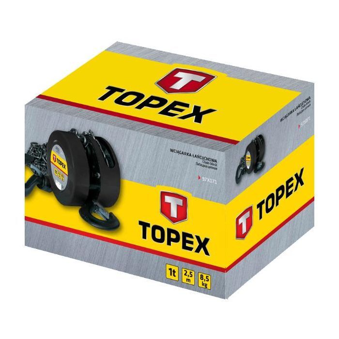 Лебедка Topex цепная 2 т, 2.5 м (97X072) изображение 2