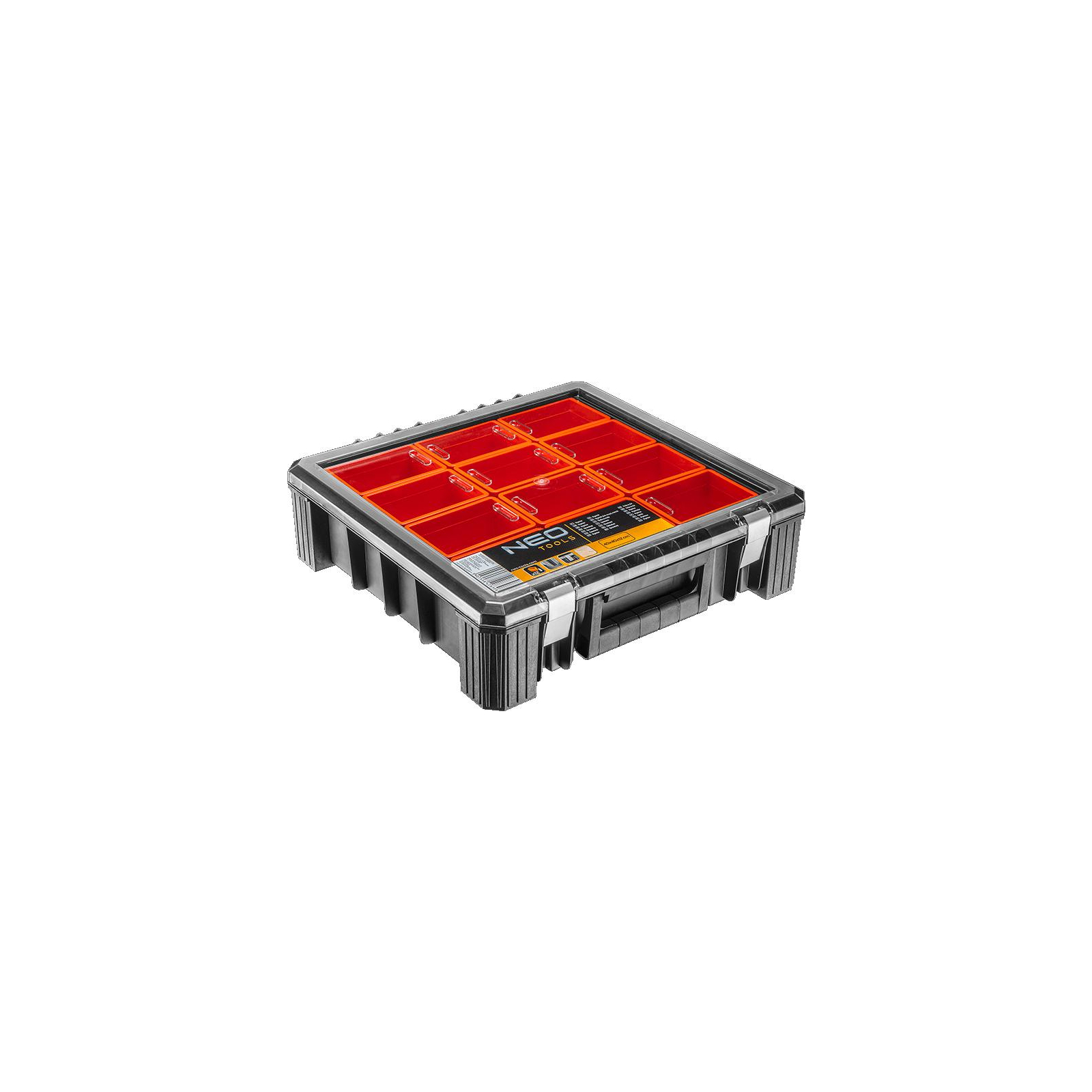 Ящик для инструментов Neo Tools органайзер с отделениями 40 x 40 x 12 см (84-130)