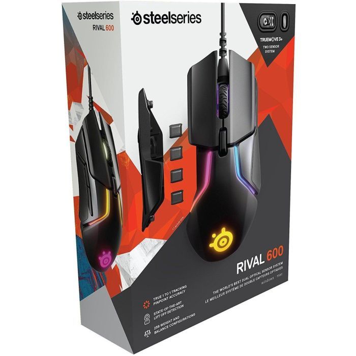 Мышка SteelSeries Rival 600 black (62446) изображение 10