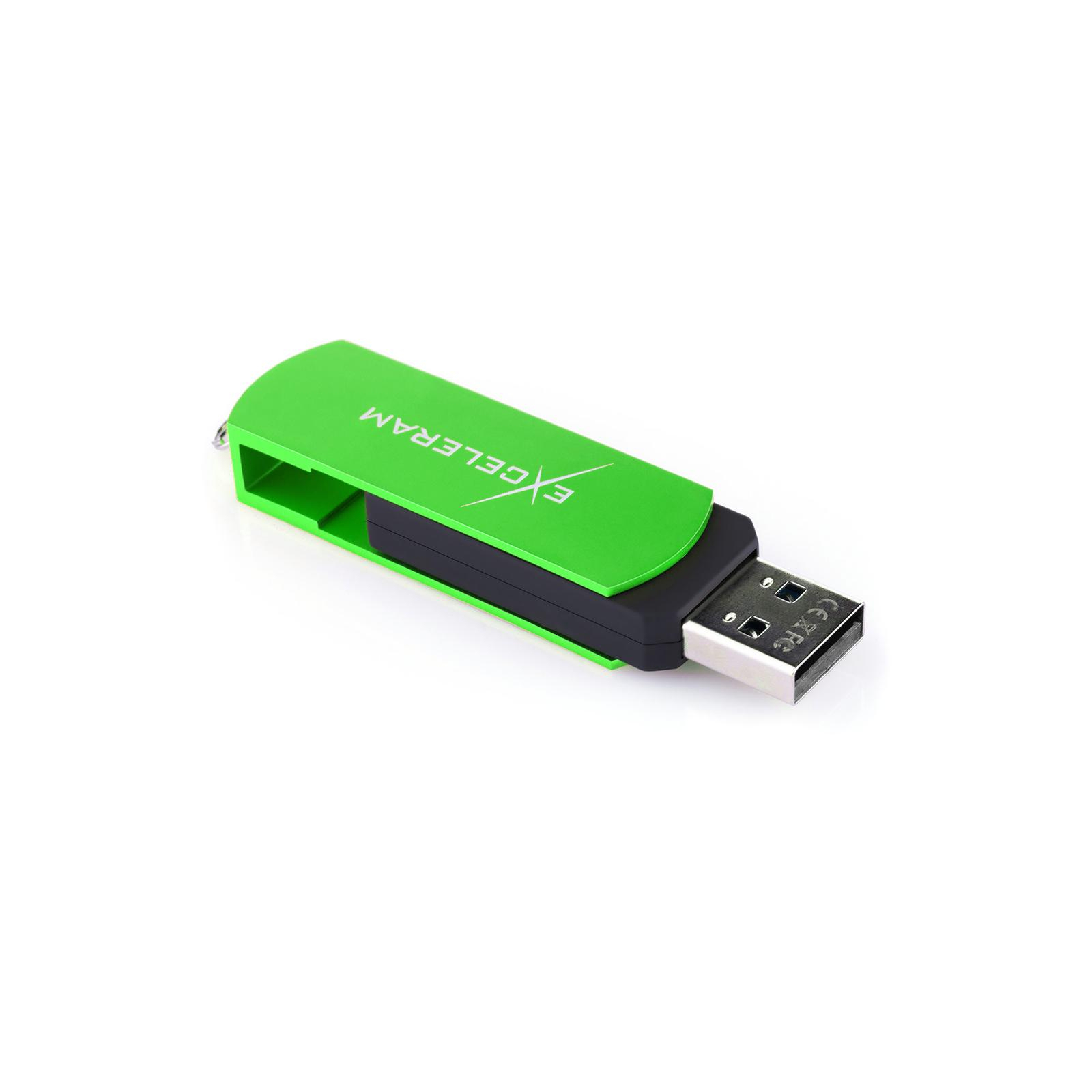 USB флеш накопитель eXceleram 64GB P2 Series Silver/Black USB 2.0 (EXP2U2SIB64) изображение 5