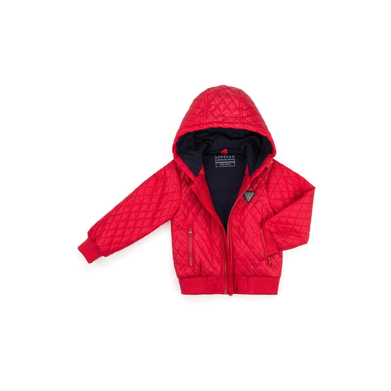 Куртка Verscon стеганая с капюшоном (3439-92B-red) изображение 2