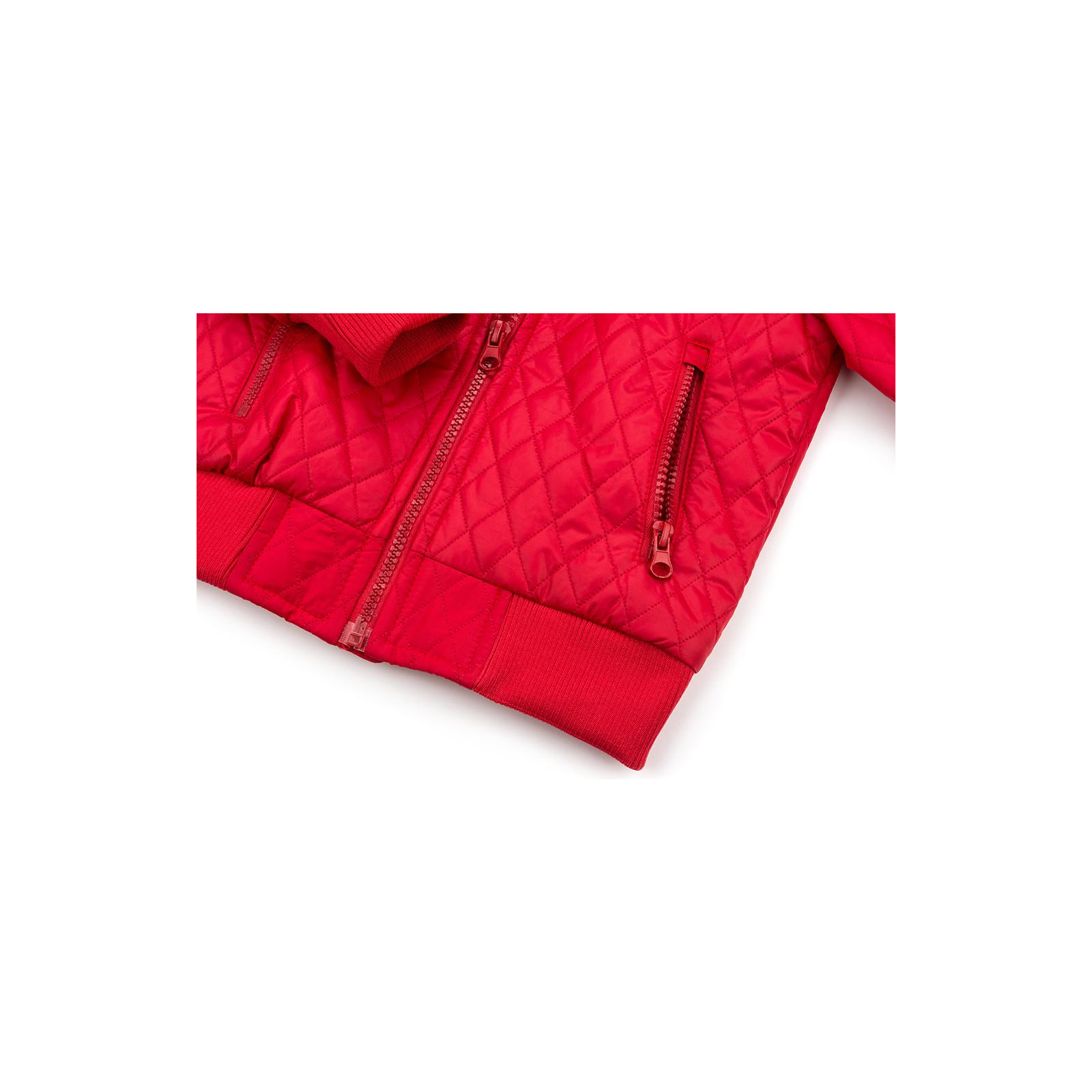 Куртка Verscon стеганая с капюшоном (3439-116B-red) изображение 5