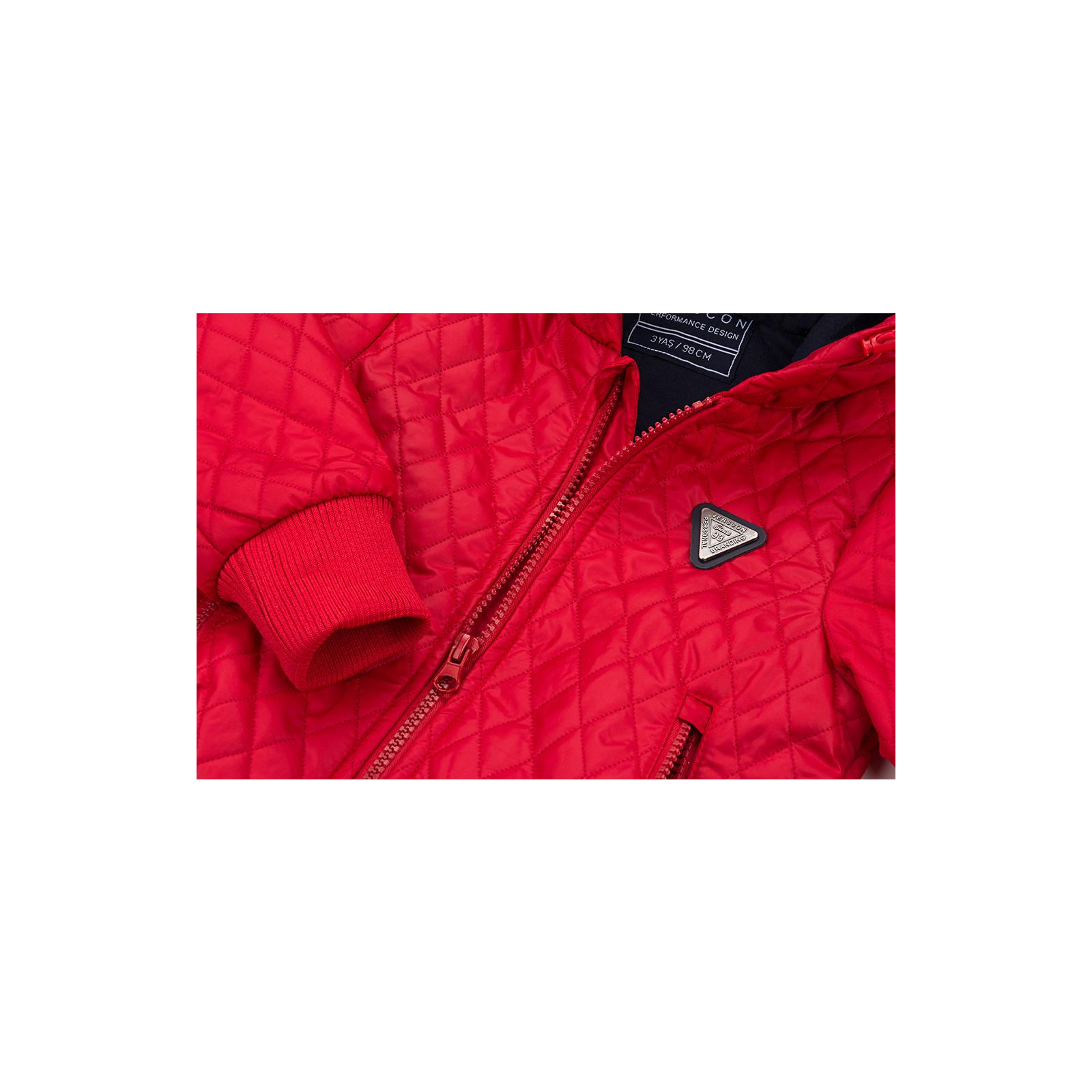 Куртка Verscon стеганая с капюшоном (3439-92B-red) изображение 7