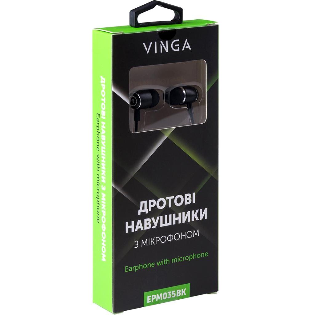 Навушники Vinga EPM035 Black (EPM035BK) зображення 4