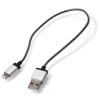 Дата кабель USB 2.0 AM to Lightning 0.3m silver Verbatim (48854) зображення 2
