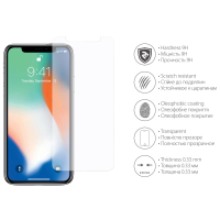 Стекло защитное 2E для iPhone X 2.5D Clear (2E-TGIP-X) изображение 3