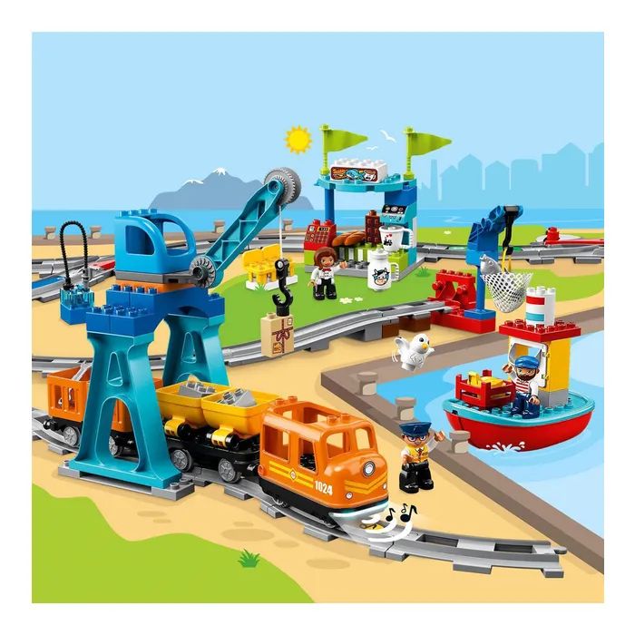 Конструктор LEGO Duplo Грузовой поезд 105 деталей (10875) изображение 10