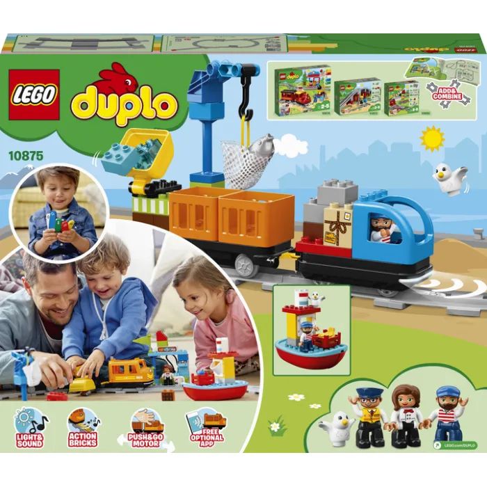 Конструктор LEGO Duplo Грузовой поезд 105 деталей (10875) изображение 12