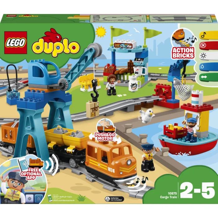 Конструктор LEGO Duplo Грузовой поезд 105 деталей (10875)