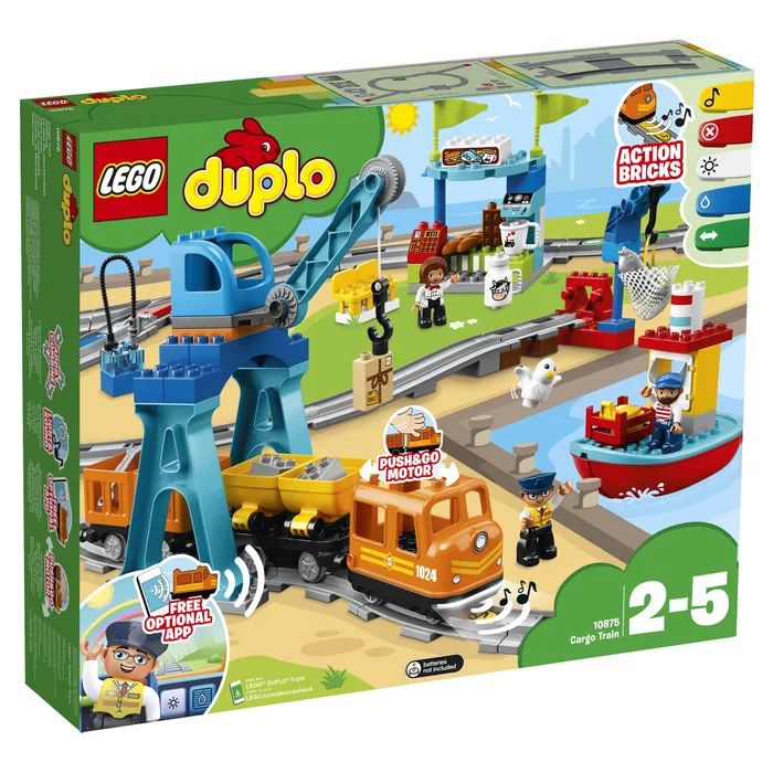 Конструктор LEGO Duplo Грузовой поезд 105 деталей (10875) изображение 2