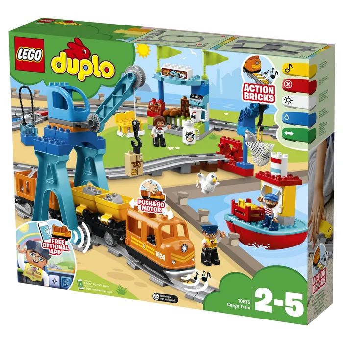 Конструктор LEGO Duplo Грузовой поезд 105 деталей (10875) изображение 3