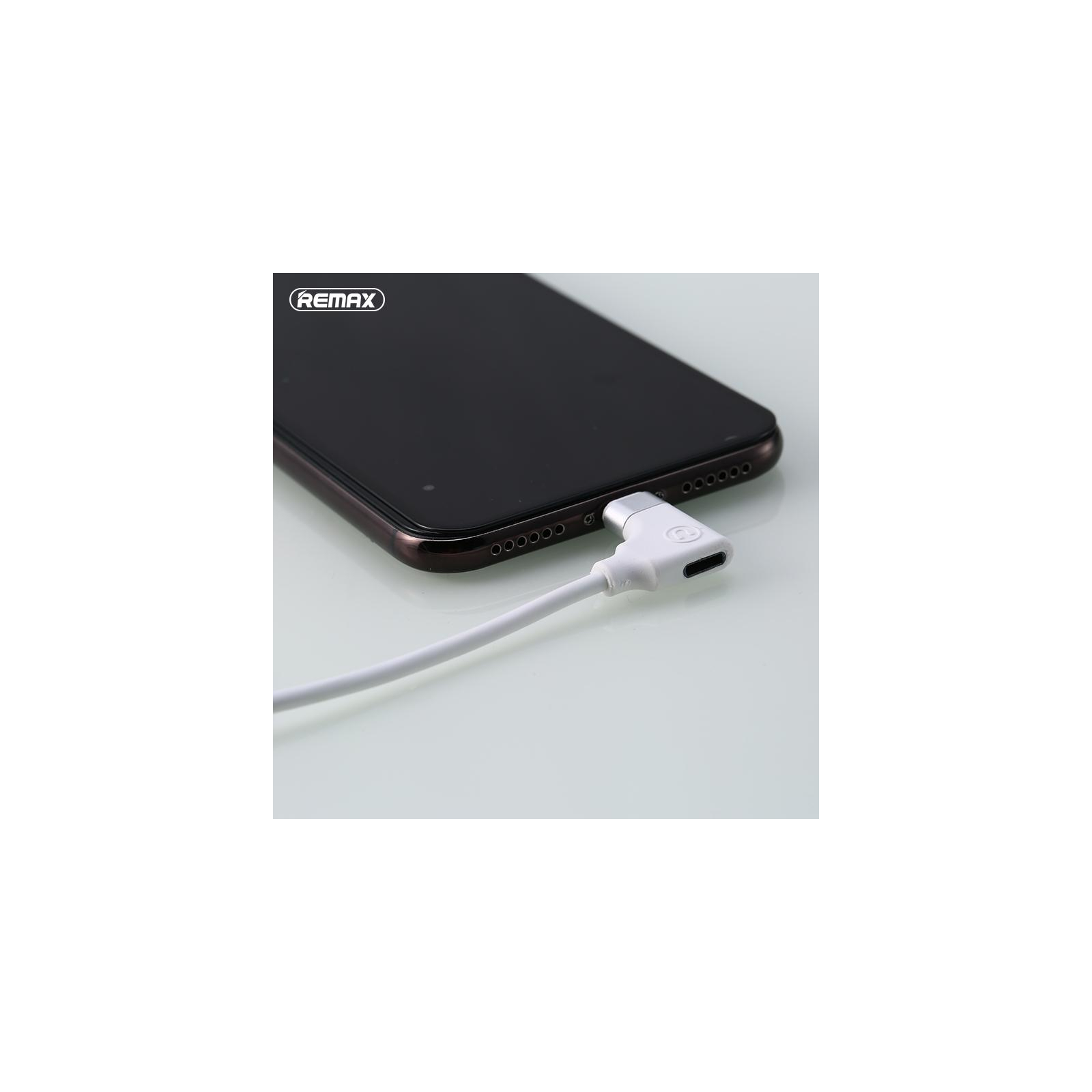 Дата кабель USB 2.0 AM to Lightning + Audio Adaptor 0.15m white Remax (RL-LA01-WHITE) изображение 3