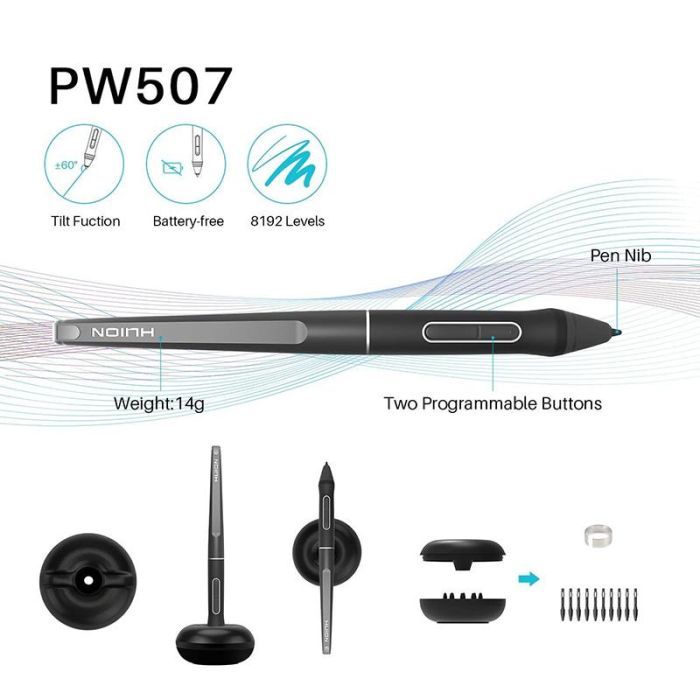 Графічний планшет Huion Kamvas Pro 13 (PRO13) зображення 6