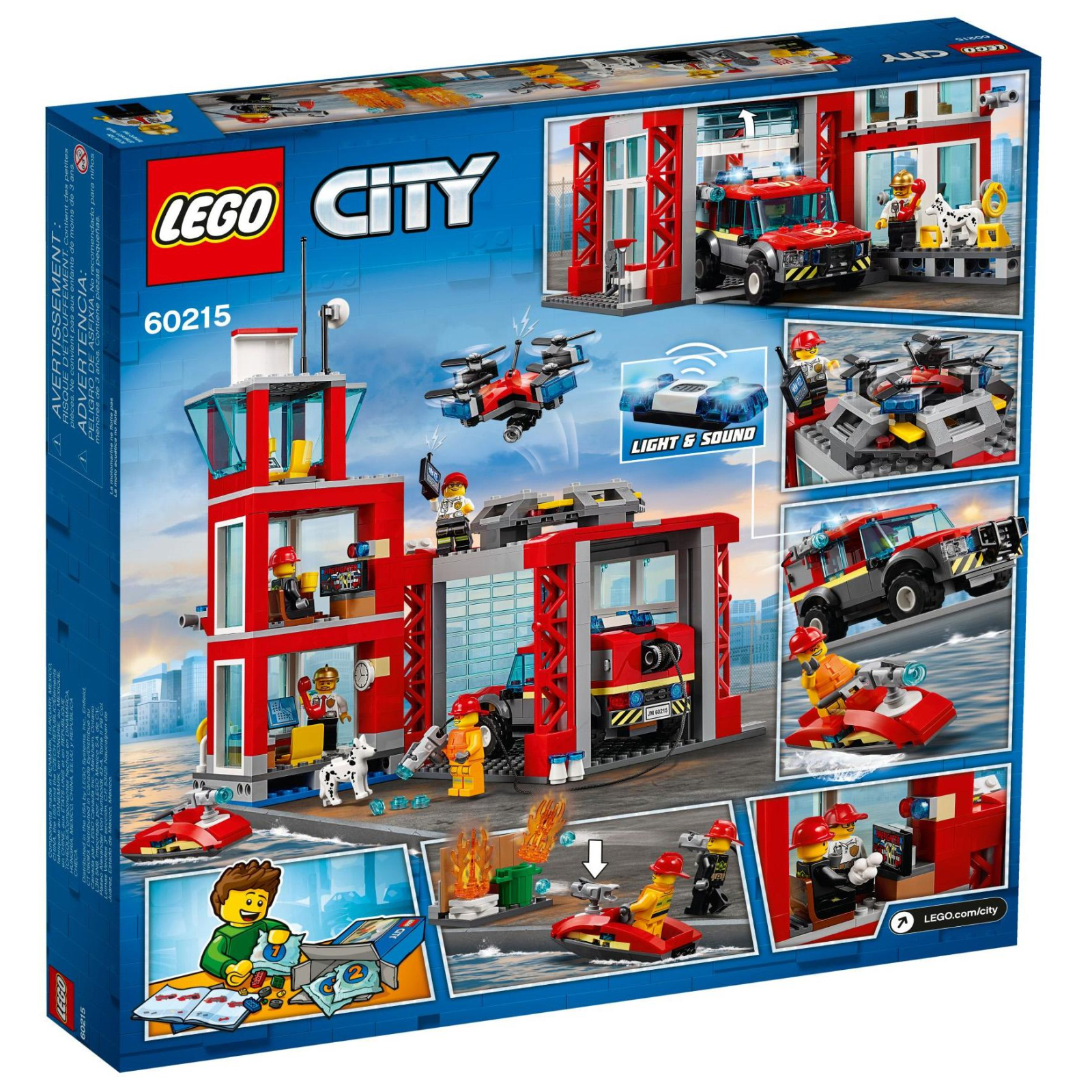 Конструктор LEGO City Пожарное депо 509 деталей (60215) изображение 12