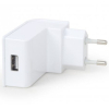 Зарядний пристрій EnerGenie USB 2.1A white (EG-UC2A-02-W) зображення 2