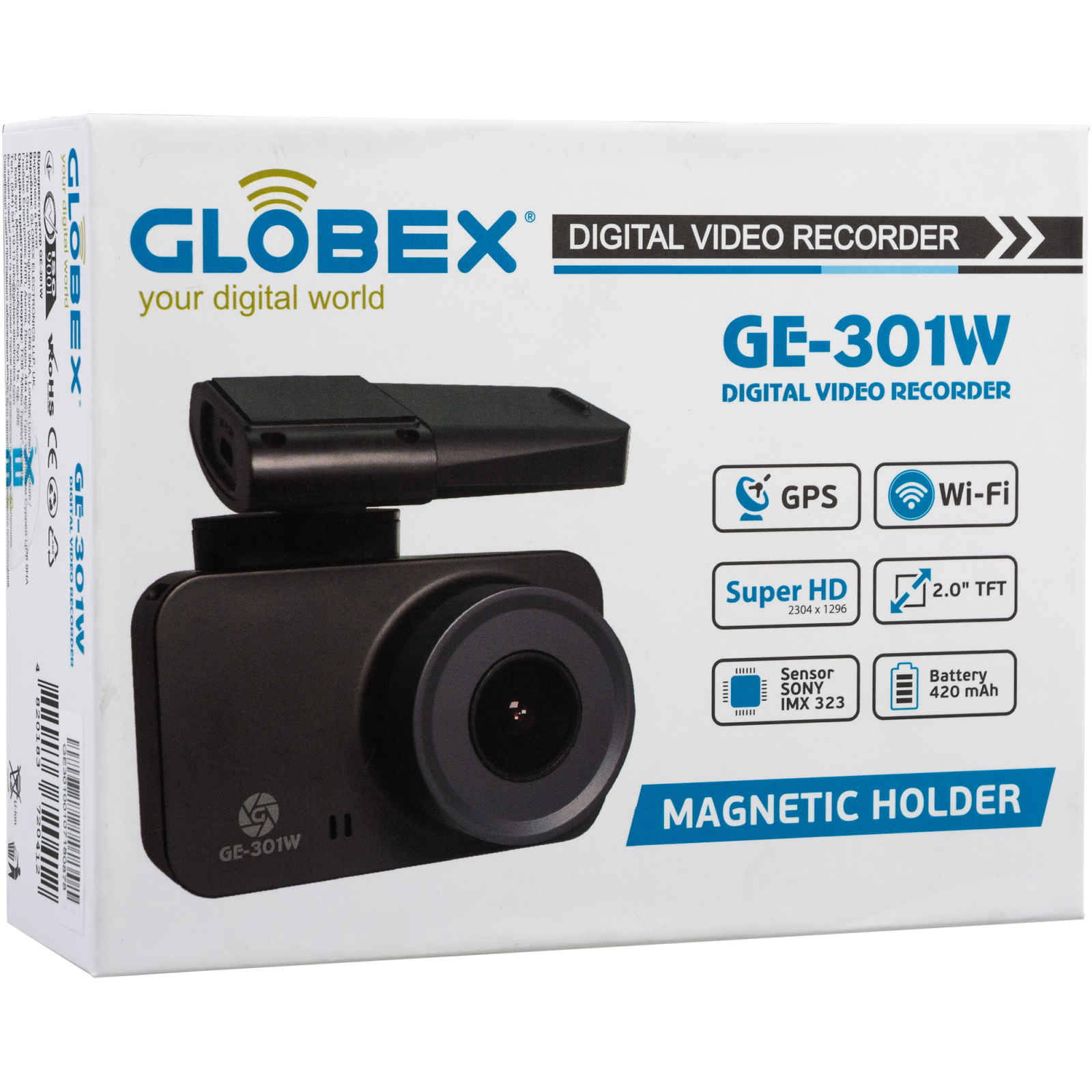 Відеореєстратор Globex GE-301W зображення 10