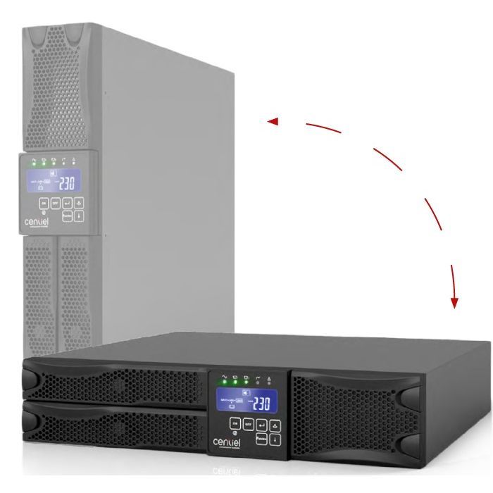 Пристрій безперебійного живлення Centiel CAB-EPBAT06-I06-7-2U (00-00450/CAB-EPBAT06-I06-7-2U) зображення 2