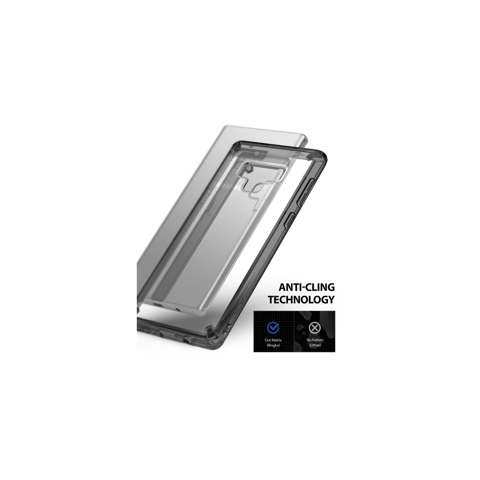 Чехол для мобильного телефона Ringke Fusion Samsung Galaxy Note 9 Smoke Black (RCS4458) изображение 2