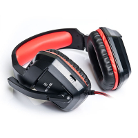 Навушники REAL-EL GDX-7550 Black-Red зображення 5